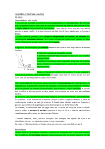 Impostos, Eficiência e Justiça