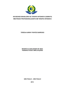 1 SOCIEDADE BRASILEIRA DE TERAPIA INTENSIVA (SOBRATI