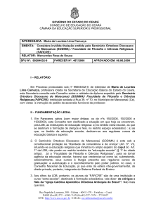 parecer nº 487/2000 - Conselho de Educação do Ceará