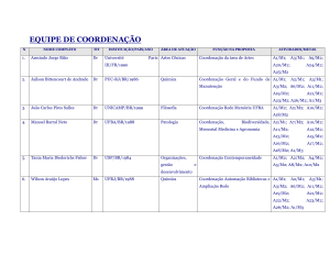 equipe de coordenação - RCCT