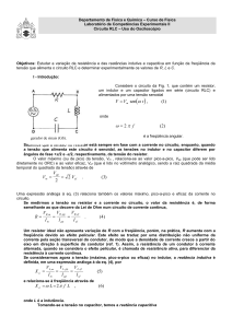 Circuito RLC – Uso do Osciloscópio