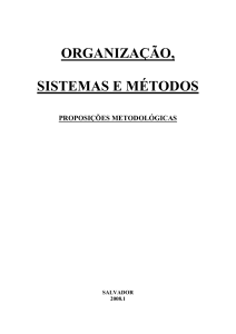 Organização Sistemas e Metodos