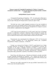 Porque a Companhia Petropolitana de Trânsito e Transportes