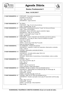 1º ANO FUNDAMENTAL - A PORTUGUÊS – Colar palavras da
