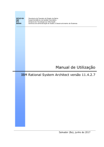 Manual de Utilização do SA 4.0 - V1.1 - Sefaz-BA