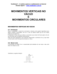 Movimento Vertical e Circular