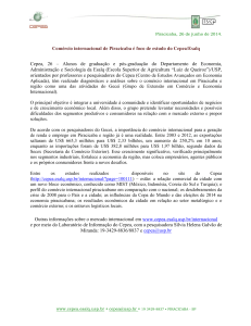 26/06/2014 - Comércio internacional de Piracicaba é foco de estudo