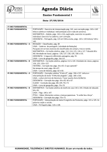 1º ANO FUNDAMENTAL 2º ANO FUNDAMENTAL PORTUGUÊS