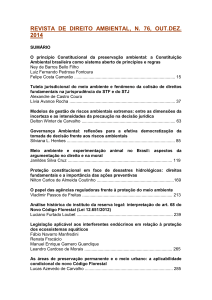 REVISTA DE DIREITO AMBIENTAL, nº. 76, out.dez. 2014 e nº 77 jan.