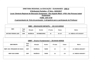 COORDENADORIA DE EDUCAÇÃO IPIRANGA - CE-IP