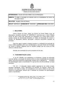 i – relatório - Conselho de Educação do Ceará