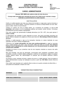 concurso público administrador - Coperve – Comissão Permanente