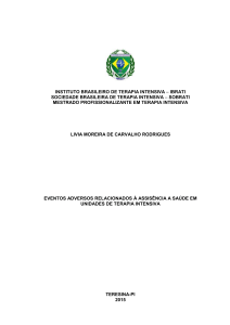 1 INSTITUTO BRASILEIRO DE TERAPIA INTENSIVA – IBRATI