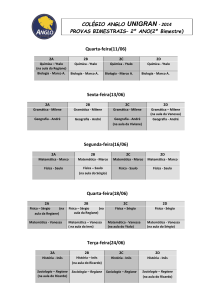 Segunta-feira(04/04)