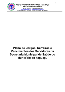 Plano de Cargos, Carreiras e Vencimentos dos Servidores da