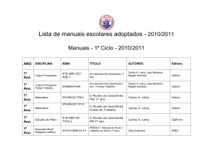 Manuais - 2º Ciclo