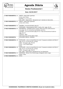 1º ANO FUNDAMENTAL - A INGLÊS – Songs Hello / good bye