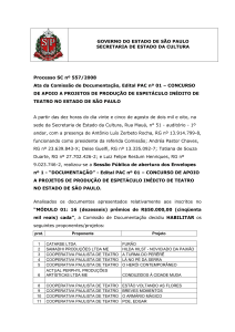 Ata Comissão de Documentação - Edital PAC 01