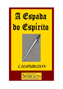 A Espada do Espírito - C. H. Spurgeon Nº 2201