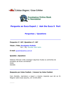 Eucalyptus ficifolia. - Eucalyptus Online Book