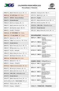 CALENDÁRIO ENSINO MÉDIO 2013 – 1º/ 2º col