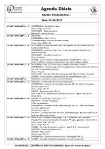 1º ANO FUNDAMENTAL - A MATEMÁTICA