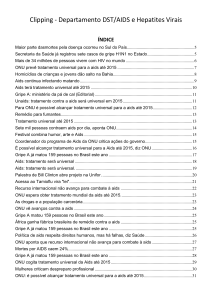 Mais de 34 milhões de pessoas vivem com HIV no