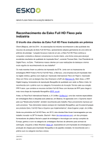 Reconhecimento da Esko Full HD Flexo pela indústria