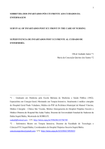 1 SOBREVIDA DOS INFARTADOS PÓS UTI FRENTE AOS
