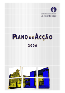 Plano de Atividades 2006 - Instituto Nacional de Saúde Dr. Ricardo