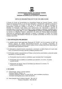 Baixe aqui o Arquivo - Universidade Federal de Campina Grande