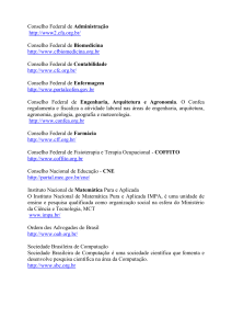 Sugestão de links para website FUNCESI/Biblioteca