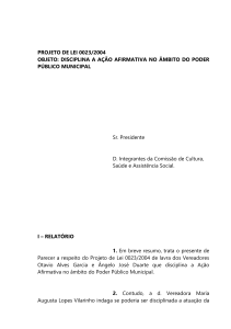 projeto de lei 0023/2004 - Câmara Municipal de Barretos
