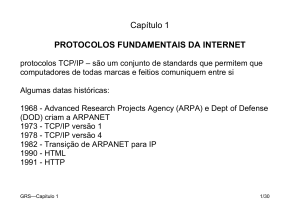 protocolos fundamentais da internet