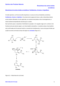 Biossíntese de amino-ácidos aromáticos - Moodle