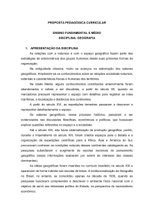 PROPOSTA PEDAGÓGICA CURRICULAR