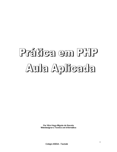 PHP Aplicado - Vitor WS Lite