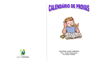 calendário de provas trimestrais 3º ano