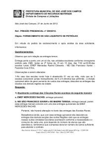 Esclarecimento 27/06/2012 - Prefeitura de São José dos Campos