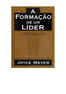 A FORMAÇÃO DE UM LÍDER (1 014,5 kB)