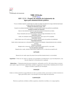 NBR 12216 - Resumo Normas - Reginaldo.Micheletti