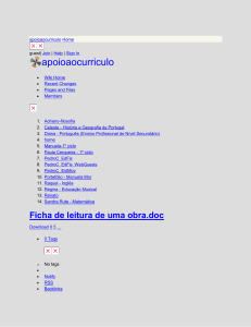 apoioaocurriculo - Ficha de leitura de uma obra