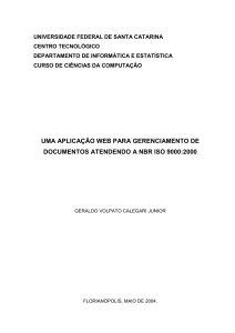 universidade federal de santa catarina - Projetos