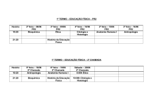 2º TERMO – FISIOTERAPIA – PR1 – PR2 – PF