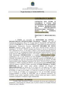 contrato nº 26/2012 - Ministério da Justiça