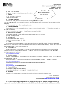 Informativo 059 Ensino Fundamental II e Ensino Médio Jacareí, 27