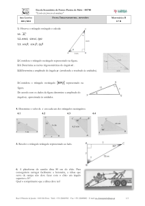 Ficha de revisões – Trigonometria