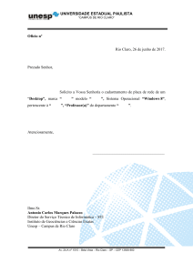 ofício sti 010/2007 - Instituto de Geociências e Ciências Exatas