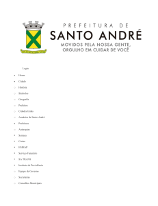 Agenda do mês da mulher - Prefeitura de Santo André