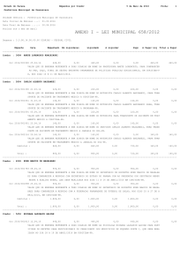 Diárias - Março e Abril/2016 - PREFEITURA MUNICIPAL DE